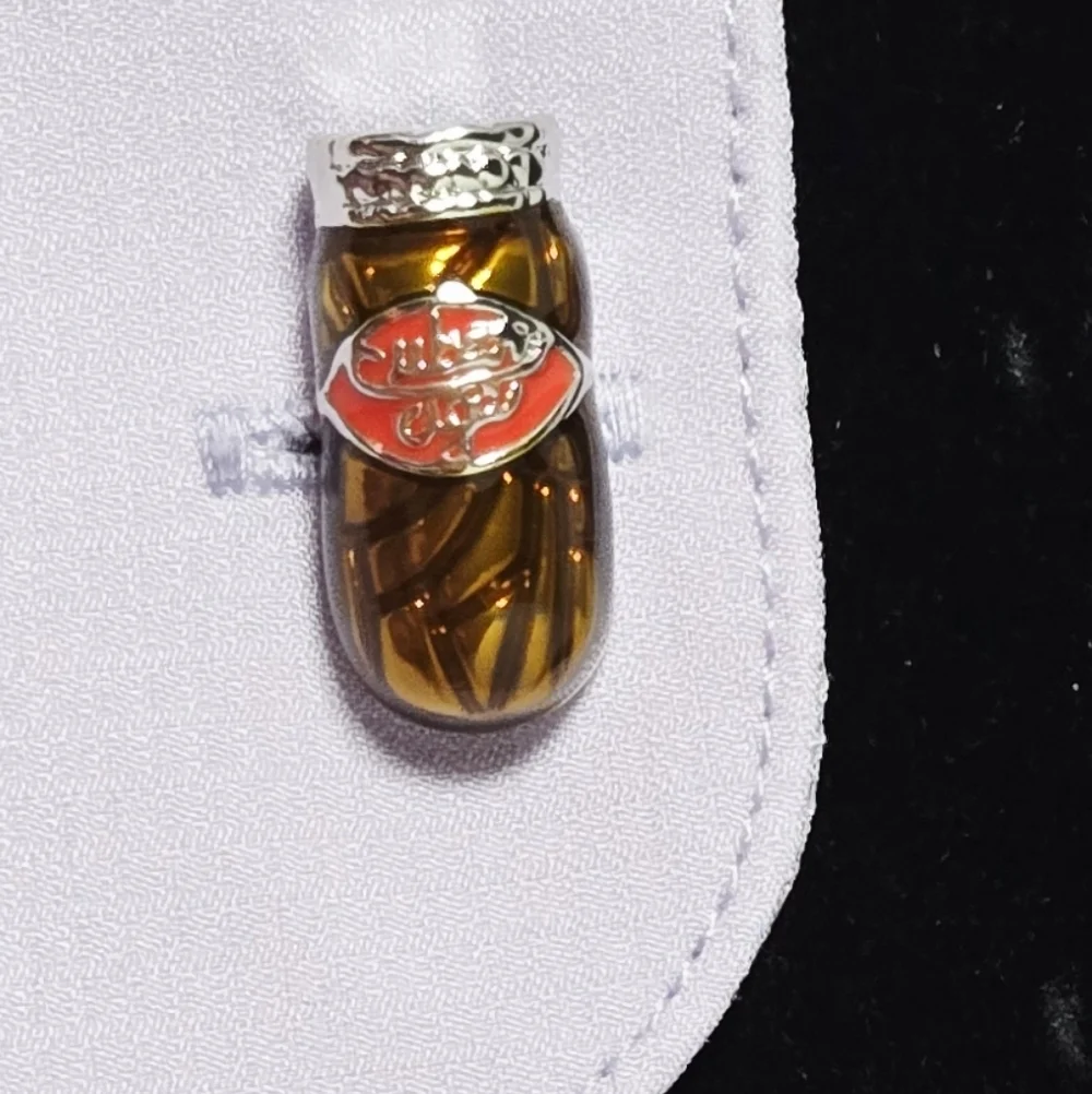 Brown Cuban Cigar Men’s Novelty French Cufflinks Silver Plated Bullet Back Gift